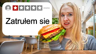 TESTUJĘ 1-GWIAZDKOWE OPINIE RESTAURACJI!