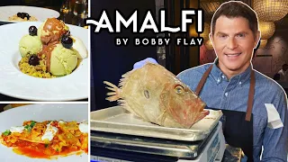 BEST Italian on the Strip? FIRST TIME Picking out a Whole Fish at Amalfi by Bobby Flay | Las Vegas