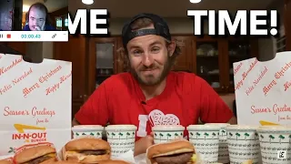The ENTIRE In N Out Menu Challenge TRIPLED! (Reaction; #88)