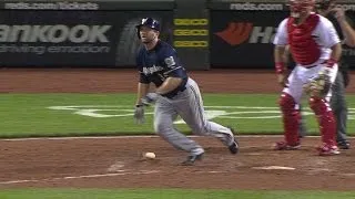 MIL@CIN: Peterson hits solo homer to right field