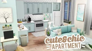 Cute & Chic Apartment | The Sims 4 Speed Build w/ CC