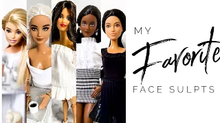 My Favorite Barbie Face Sculpts
