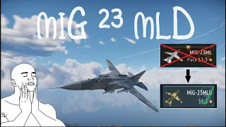 Stock Grinding MiG-23MLD Experience | Air Realistic Battles(RB)|MiG-23MLD War thunder Gameplay