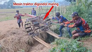 Mesin traktor kang Robby digondol maling