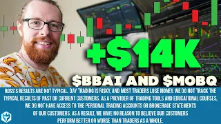 [LIVE] $MOBQ $BBAI Live Stock Trading - DAY TRADING with Ross!