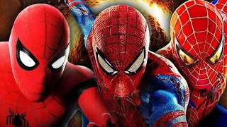 Spidermen transitioning into the spider-verse in Marvel's spiderman 2