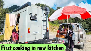 Vlog 319 | FIRST COOKING IN OUR NEW SETUP with @caravanbharat483