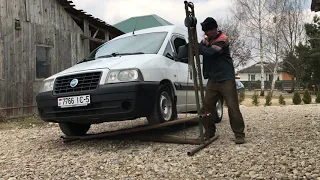 Опрокидыватель для авто своими руками для последующего пескоструя днища.