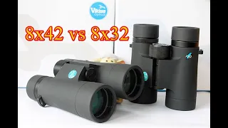 The Battle of Viking Peregrine 8x42 vs 8x32 Binoculars