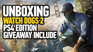 Watch Dogs 2 Unboxing - Watch Dogs 2 PS4 Edition Unboxing' (Giveaway Closed)