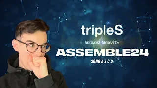 REACTING to tripleS ASSEMBLE24 Grand Gravity - Day 1 (Song A, B, C, D) *OMG*