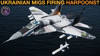 Could Ukrainian Migs Hit Russian Navy Ships In Sevastopol With US Harpoons? (WarGames 77) | DCS