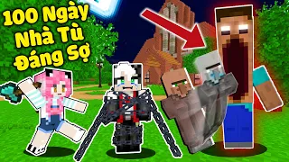 REDHOOD THỬ THÁCH 100 NGÀY SINH TỒN KINH DỊ TRONG MINECRAFT*MỀU VƯỢT NGỤC NHÀ TÙ ĐÁNG SỢ NHẤT MCPE