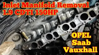 How to Remove Inlet Manifold 1.9 CDTI 150HP OPEL Vauxhall Saab Vectra and more