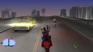 Vice City cruise along with V-Rock