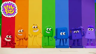 The Best Colours Ever! | Level 1 of Colourblocks | Learn Colours for kids | @LittleZooTV