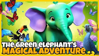 The Green Elephant's Magical Adventure / Bedtime Stories for Kids in English