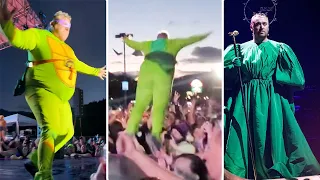 Sam Smith Trends On Twitter After Shock Stage Dive Video Goes Viral