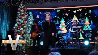 Train Performs Original Holiday Song, 'Shake Up Christmas' | The View