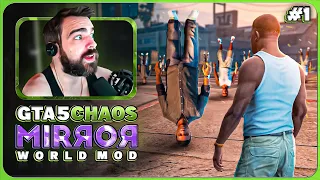 GTA 5 MIRROR WORLD Chaos Speedrun!-Viewers Randomly Mod The Game In A Reversed Los Santos! S07E01