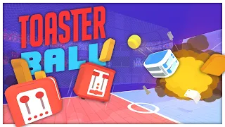 IF TOAST WAS A SPORT!! - Toasterball (4-Player Gameplay)