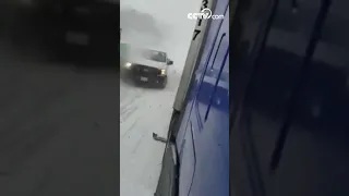 Из-за снегопада в США столкнулись 47 автомобилей|CCTV Русский