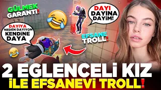 2 EĞLENCELİ KIZ İLE EFSANEVİ TROL 🤣 GÜLMEKTEN YARILACAKSIN 😂 PUBG MOBILE