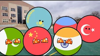 Ülkeler okulda Countryballs school Bölüm 3