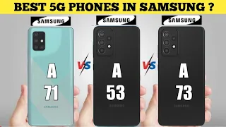Samsung Galaxy A71 Vs Samsung Galaxy A73 Vs Samsung Galaxy A53 |Animated Comparison