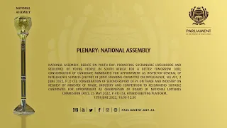 National Assembly Plenary, 15th June 2022,
