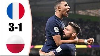 France vs Poland 3-1 All Goals & Extended Highlights 2022 ||  FIFA world cup 2022