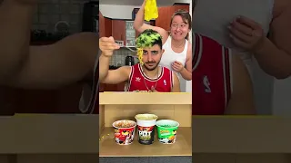 His Face! 🤯 SPICY Taste Challenge or Get SLIME! 😱🔥 #shorts