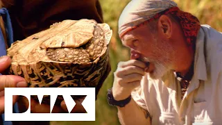 Dave Eats A Turtle's Penis To Survive In A Deadly Hippo-Infested Marshland | Dual Survival