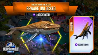 New Legendary Aquatic Hybrid Liosichtodon Unlocked Level Max - Jurassic World The Game