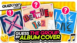 GUESS THE KPOP GROUP BY ALBUM COVER 👀 | QUIZ KPOP GAMES 2022 | KPOP QUIZ TRIVIA