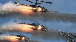 10 minutes ago! Russian K-52 bomber helicopter shot down by Ukrainian air defense system