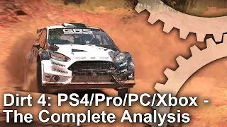 Dirt 4: PS4/PS4 Pro/Xbox One/PC - Graphics Comparison + Frame-Rate Test