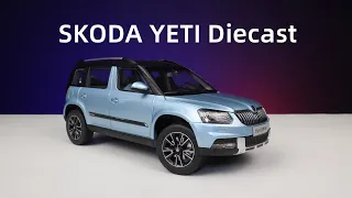 Unboxing a 1:18 Skoda Yeti Original Alloy Diecast Toy SUV Car Model