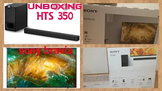 Sony Bravia XH80 49inchs UNBOXING & SONY HT S350 sound bar UNBOXING.SMART ANDROID TV & SOUND SYSTEM.