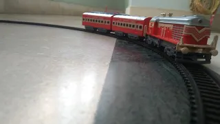 Unboxing the battery operated toy train set ## mini passenger train ##