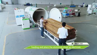 High Frequency Vacuum Wood Dryer Machine