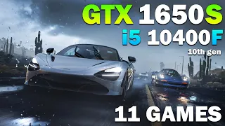 i5 10400F + GTX 1650 Super : Test in 11 Games