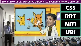 Eco. Survey Ch.13-Resource Curse, Ch.2-Economic Vision, Ch.9-UBI