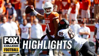 Oklahoma State scores 16 in the fourth quarter to beat Texas, 32-24 | HIGHLIGHTS | CFB ON FOX