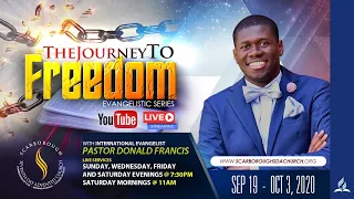 The Journey To Freedom Evangelistic Series || Online Worship Exp. || Sabbath Morning | Sept 19, 2020