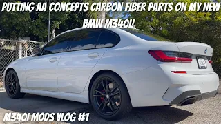 Best Starter Mods For Your 2022 BMW M340i - Installing Carbon Fiber Parts On My M340i!