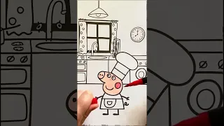 Nursery rhymes Peak a boo - Peppa pig colouring pages #peppapigcoloring #peppapig #toddlerlearning