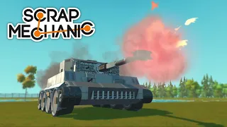 Первое применение Тигров - Scrap Mechanic Война