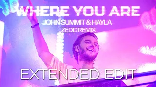 John Summit ft. Hayla - Where You Are (Zedd Remix) [DJ Kurosaki Extended Edit]