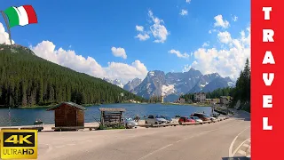 Driving in Italy 10: Around Monte Cristallo (Tre Cime, Lake Misurina) 4K 60fps